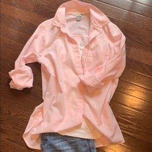 Pink printed button down!